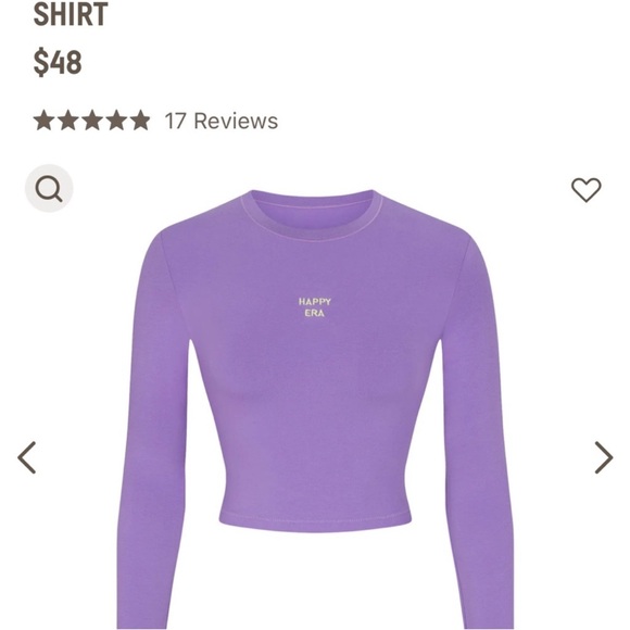 Skims Long Sleeve Shirt - Picture 3 of 3